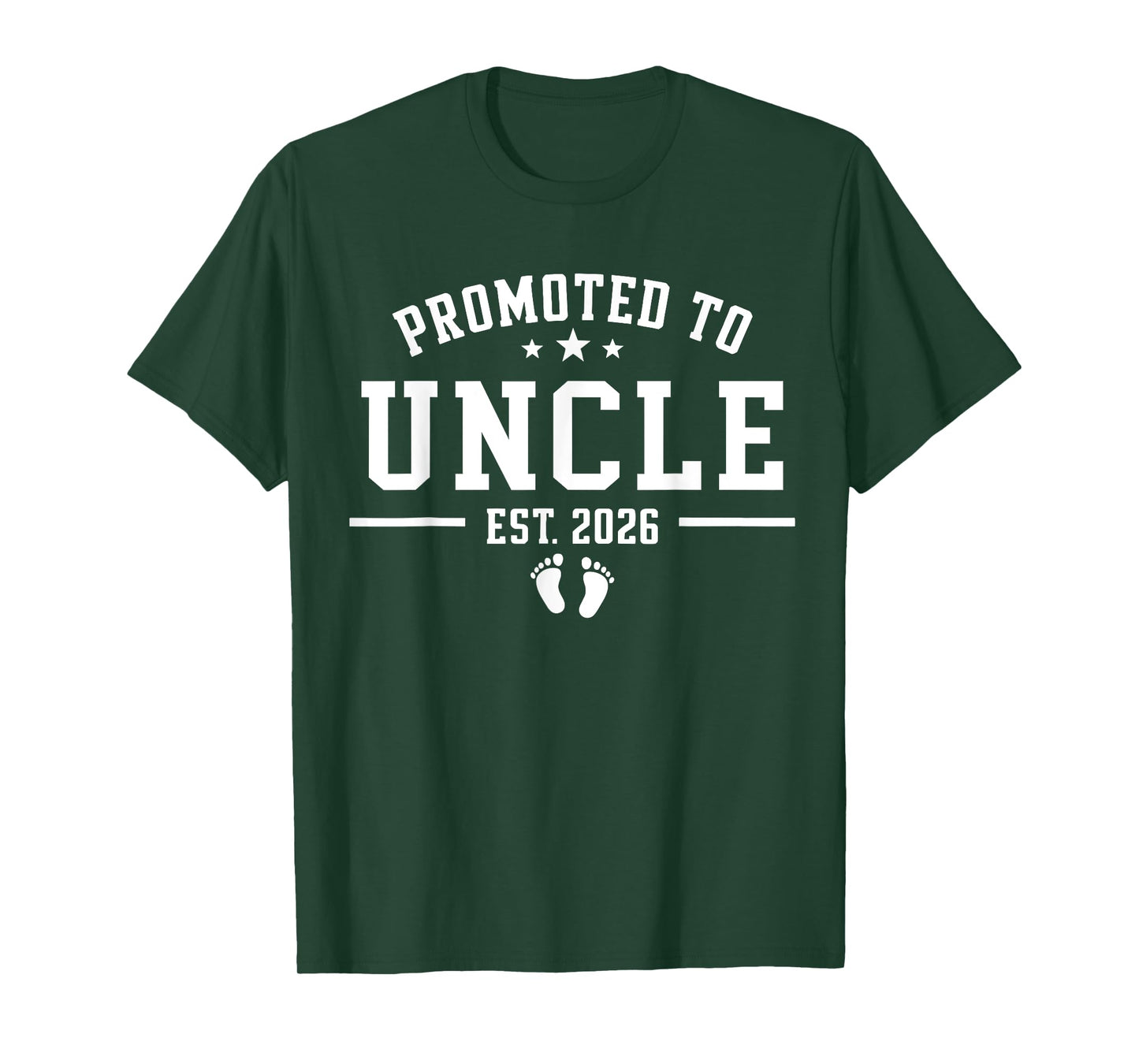 Retro Uncle Est 2026 Promoted to Uncle Fathers Day New Dad T-Shirt