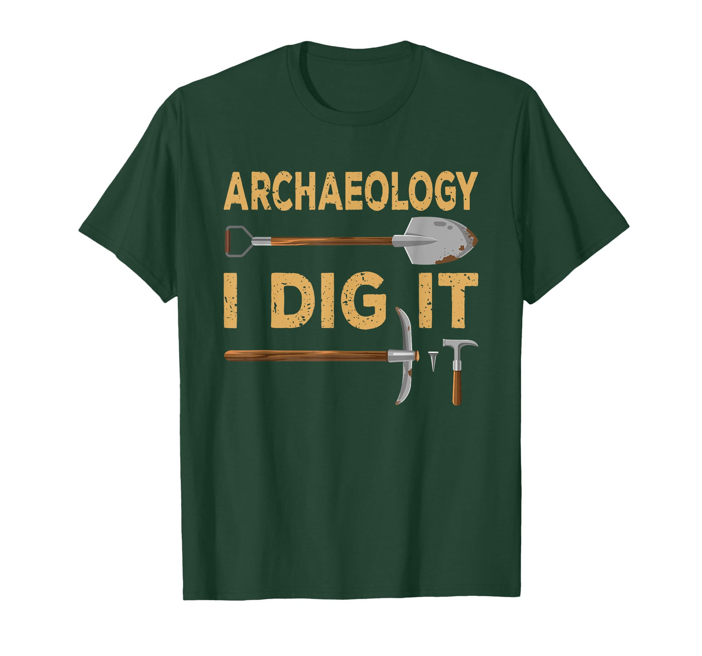 Archeology Stuff Gift for Archeologists Men Women I Dig It Funny Archaeologist Tools Archaeology Lovers Outfit T-Shirt Unisex-Youth Black Short Sleeve T-Shirt Small