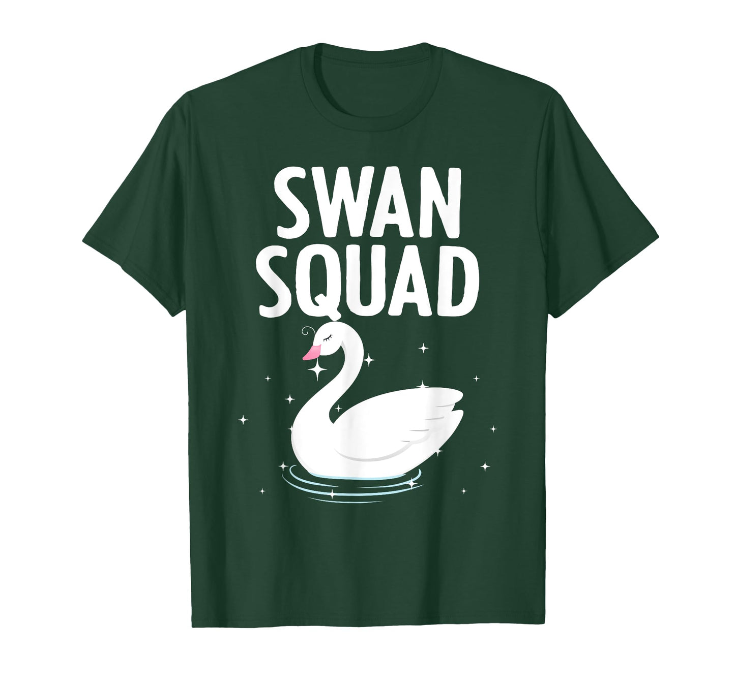 Swan Art For Men Women Swan Lover Waterfowl Animal Swan T-Shirt