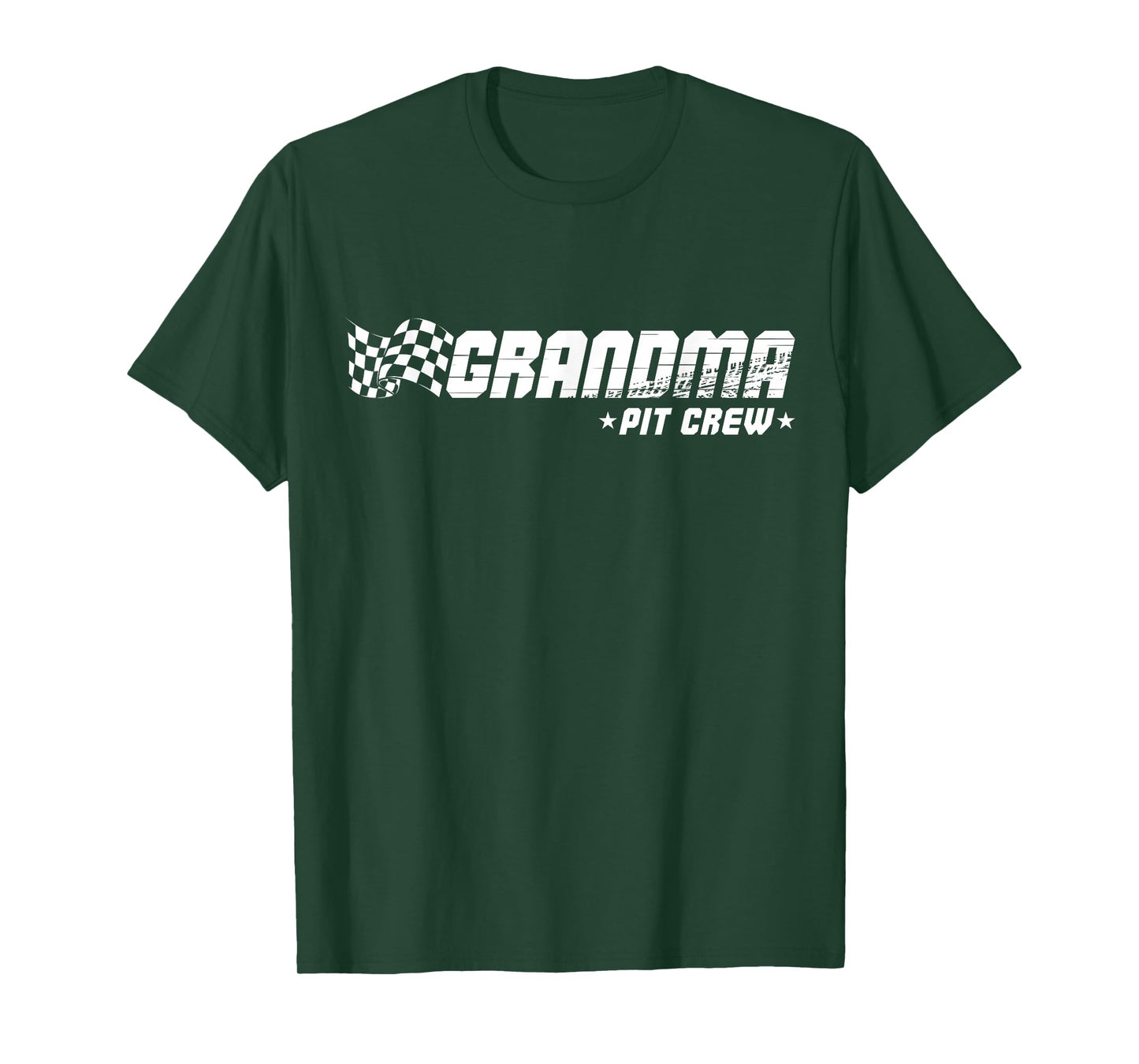 Grandma Pit Crew Race Car Birthday Family Racing T-Shirt