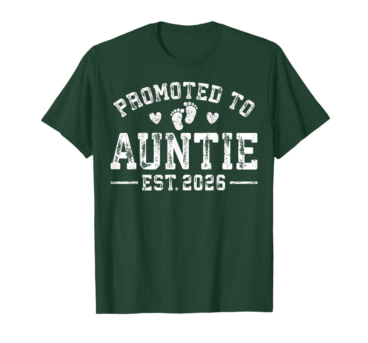 Promoted to Auntie Est 2026 Auntie to Be 1St Time Aunt T-Shirt