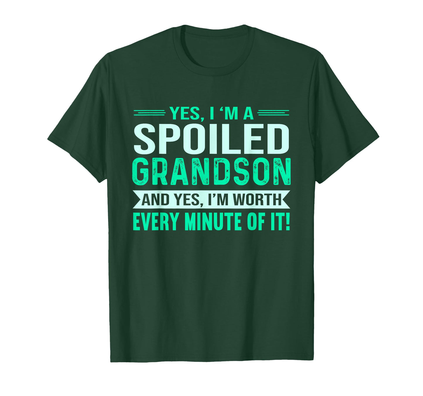 Favorite Spoiled Grandson Birthday T-Shirt