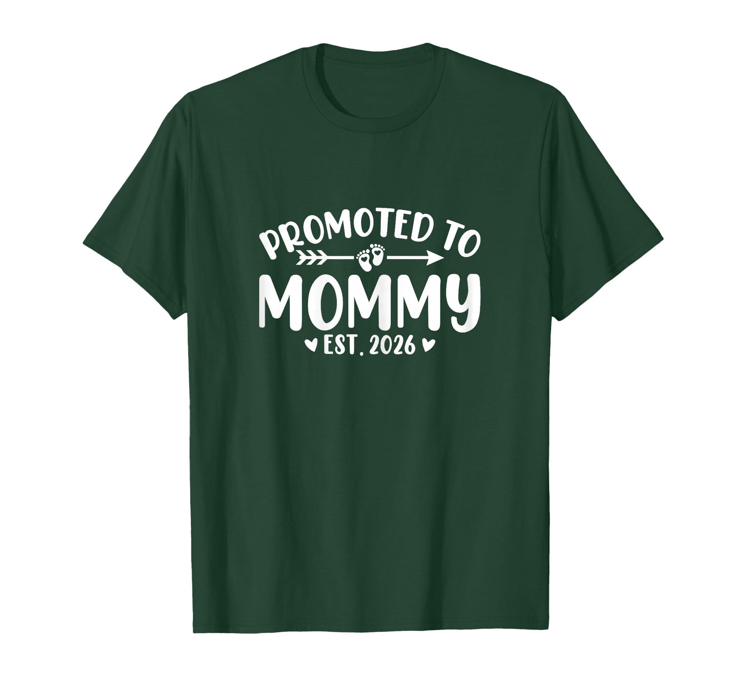 Promoted to Mommy 2026 Soon to Be Mom Baby Reveal to New Mom T-Shirt