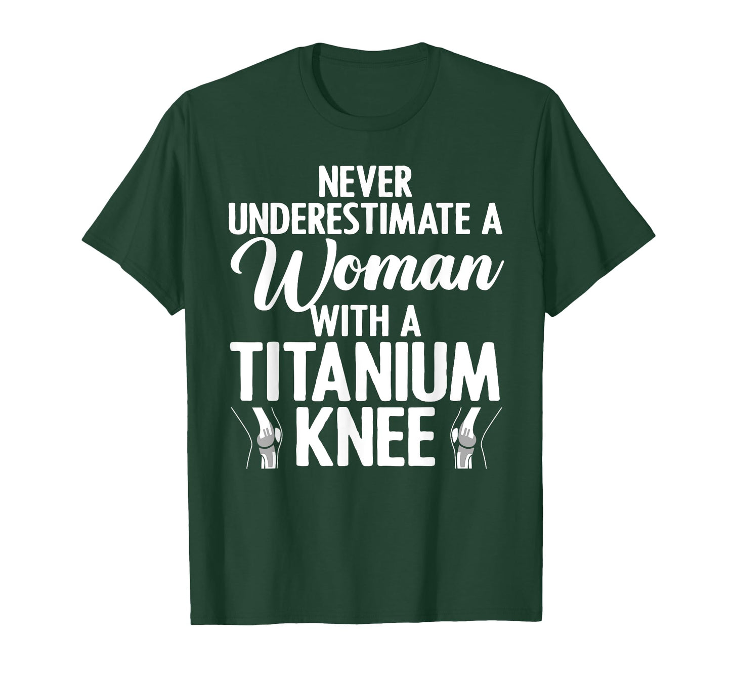 Cool Knee Surgery For Women Girls Titanium Knee Replacement T-Shirt