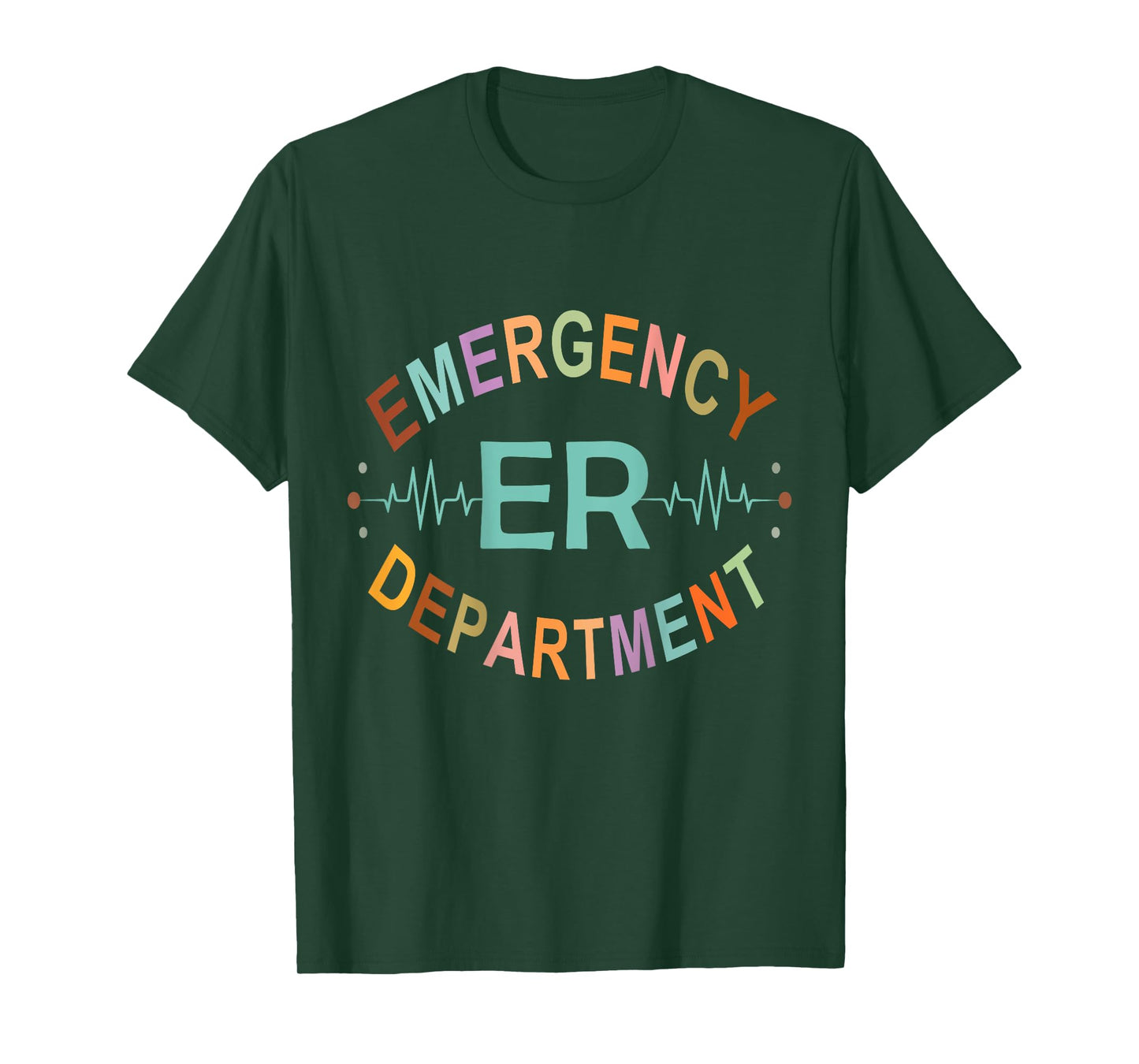 Emergency Department Emergency Room Nurse ER Nurse Back Of T-Shirt