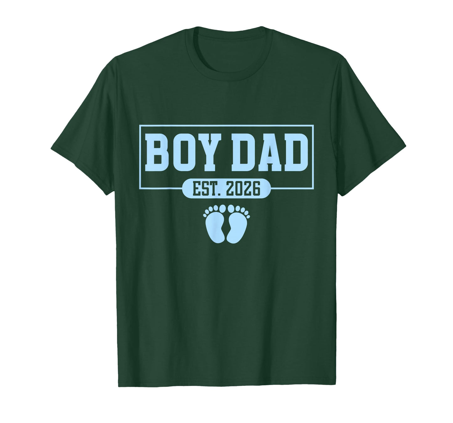Men boy Dad Est 2026 Newborn Daddy Father Baby boy Son T-Shirt
