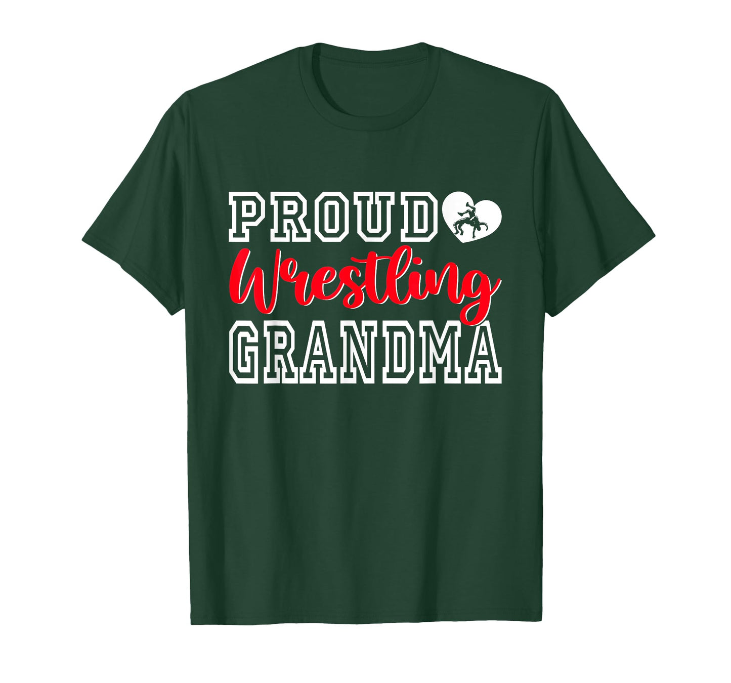 Cute Proud Wrestling Grandma Mother's Day Christmas T-Shirt