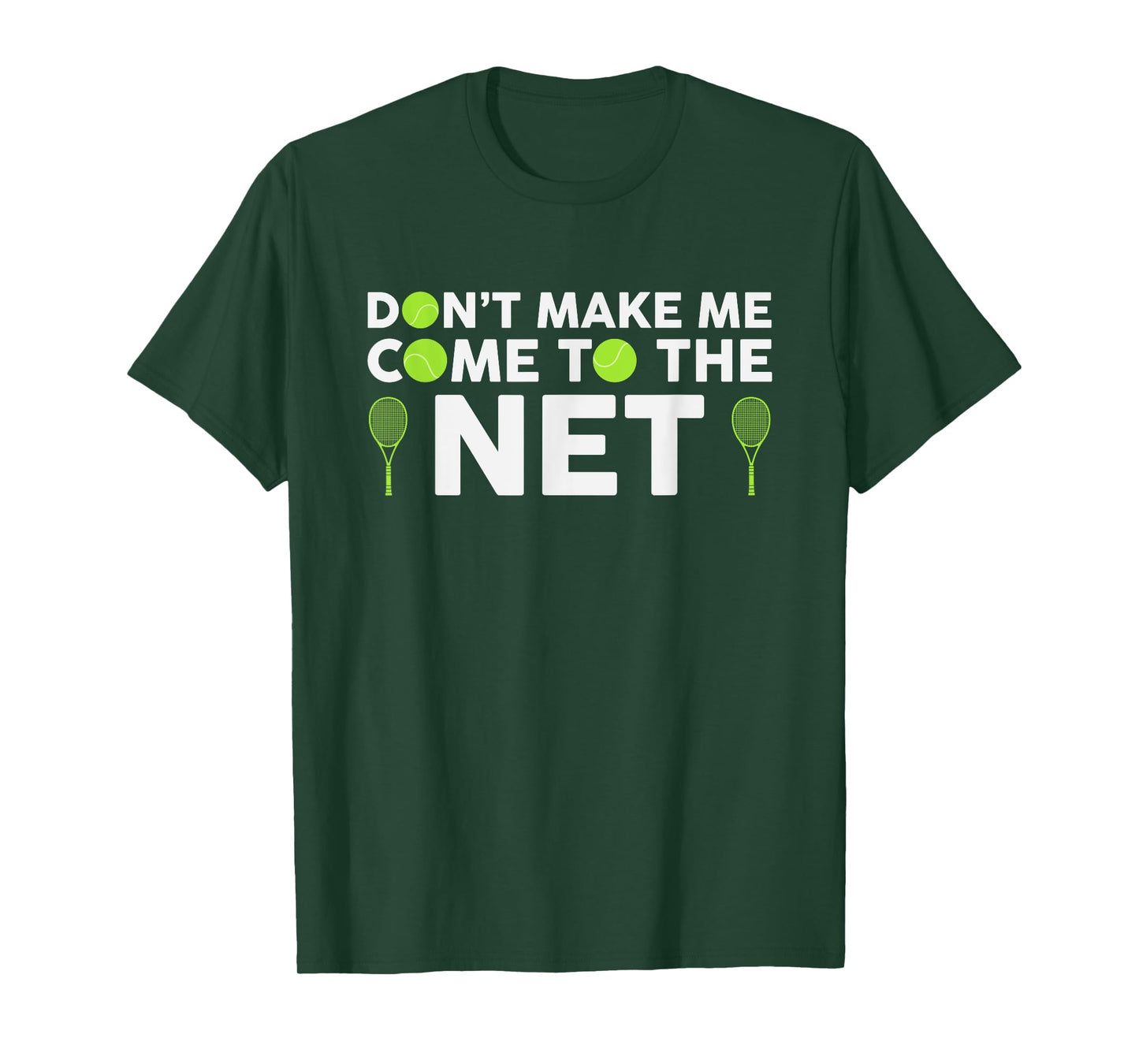 Funny Tennis Player Racket Ball Game Gag Gift Men Women Kids T-Shirt