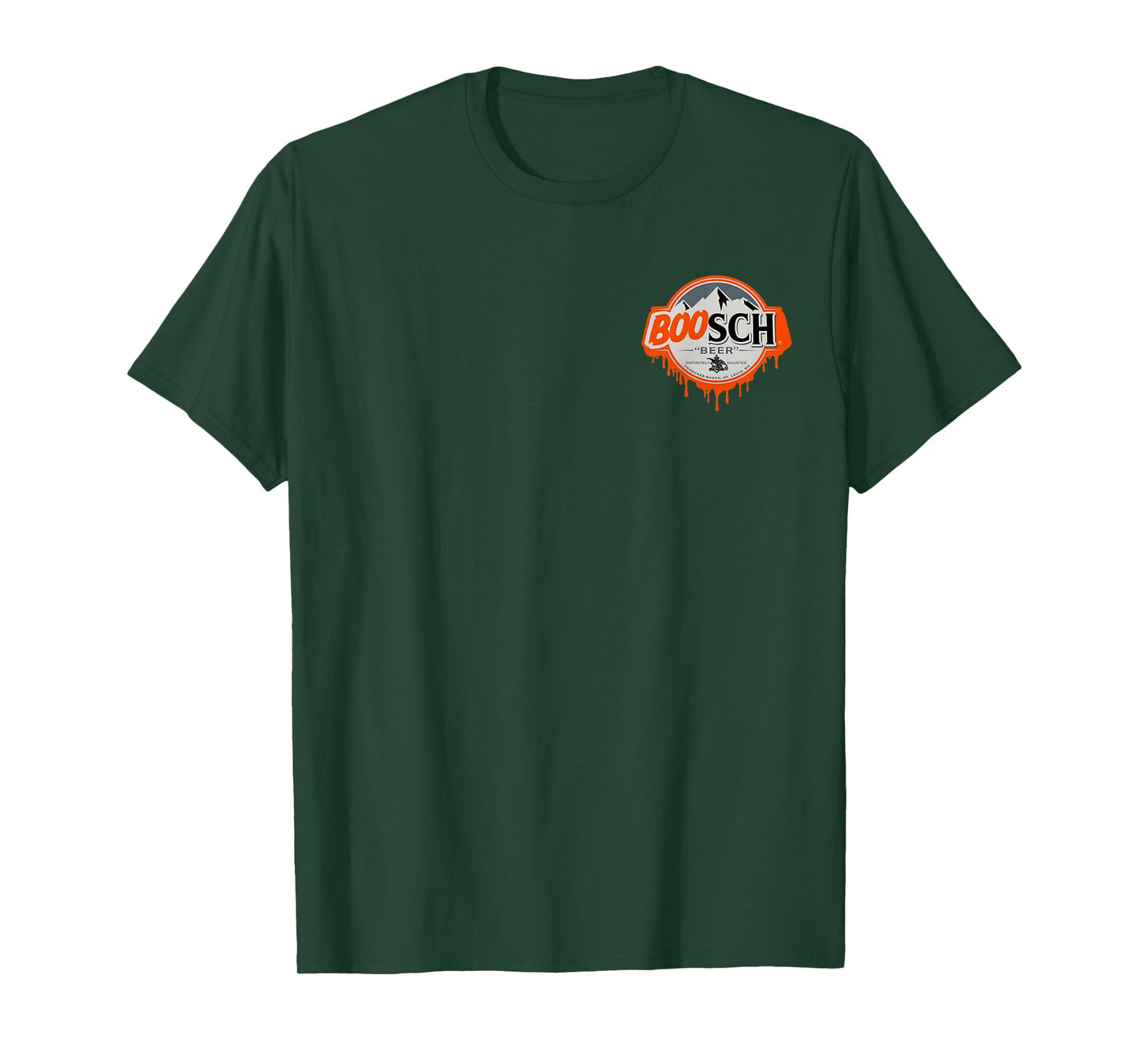Boo Ghost Halloween Beer Drinking Spooky Season 2 Sided T-Shirt