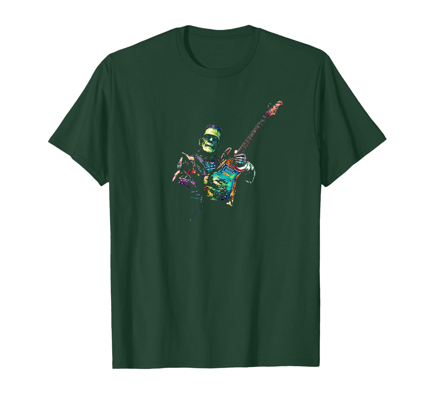 Frankenstein Guitar Player Monster Riffs T-Shirt