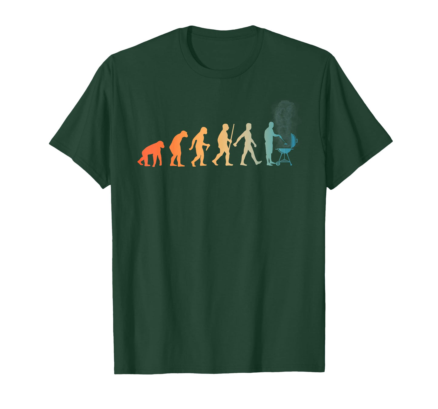 Cool BBQ Grilling Design For Men Women Barbecue Meat Smoker T-Shirt