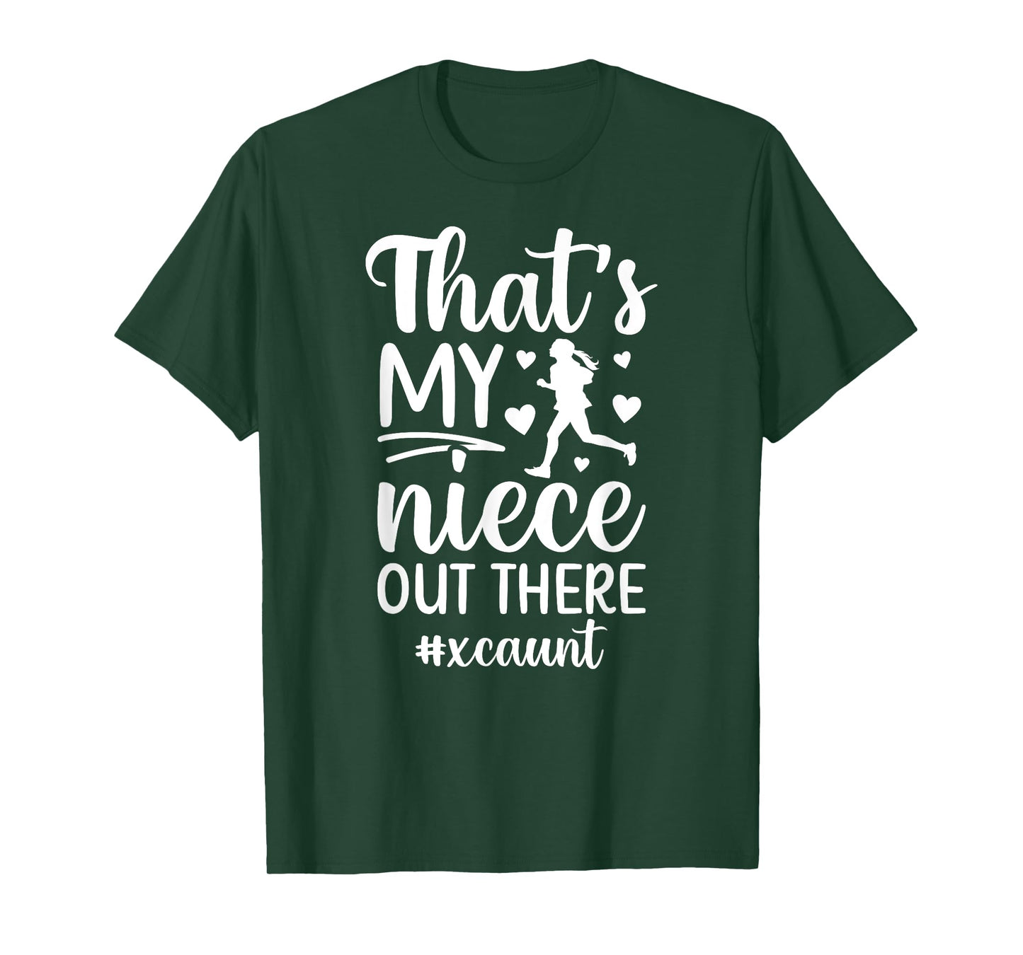 XC Aunt Proud Cross Country Aunt Cross Country Runner Auntie T-Shirt