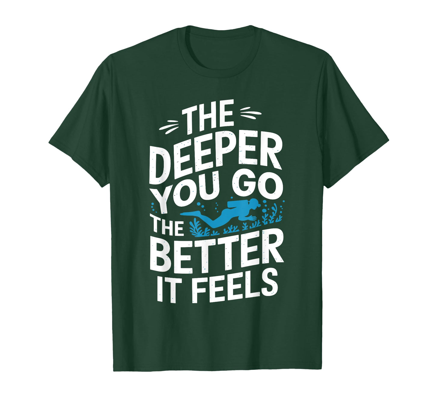 Cool Scuba Diving Art For Men Dad Father Ocean Scuba Diver T-Shirt