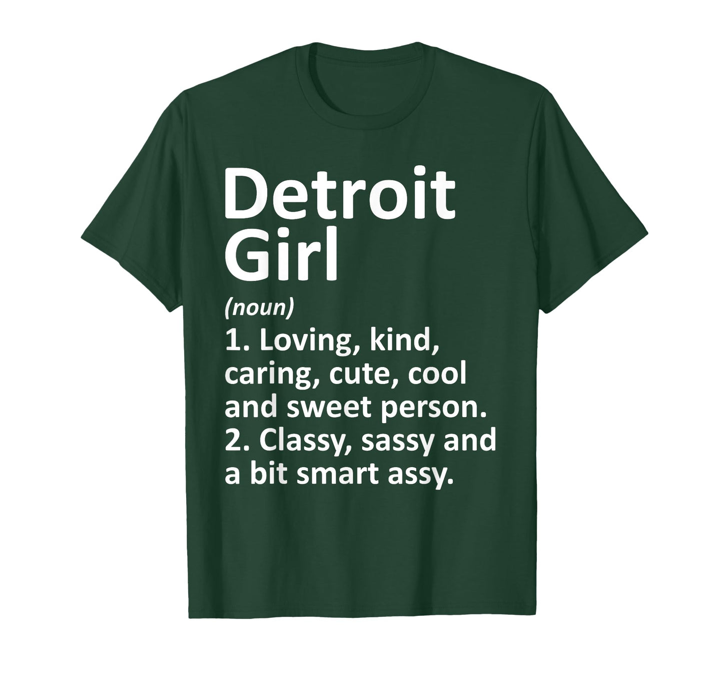 DETROIT GIRL MI MICHIGAN Funny City Home Roots Gift T-Shirt