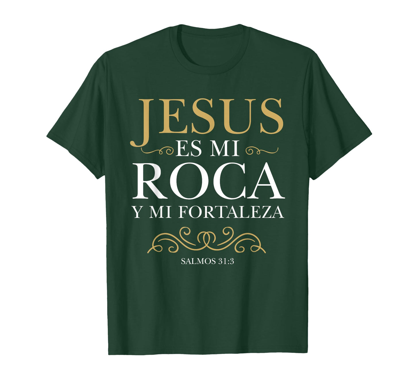 Jesus es mi roca y mi fortaleza salmos spanish T-Shirt