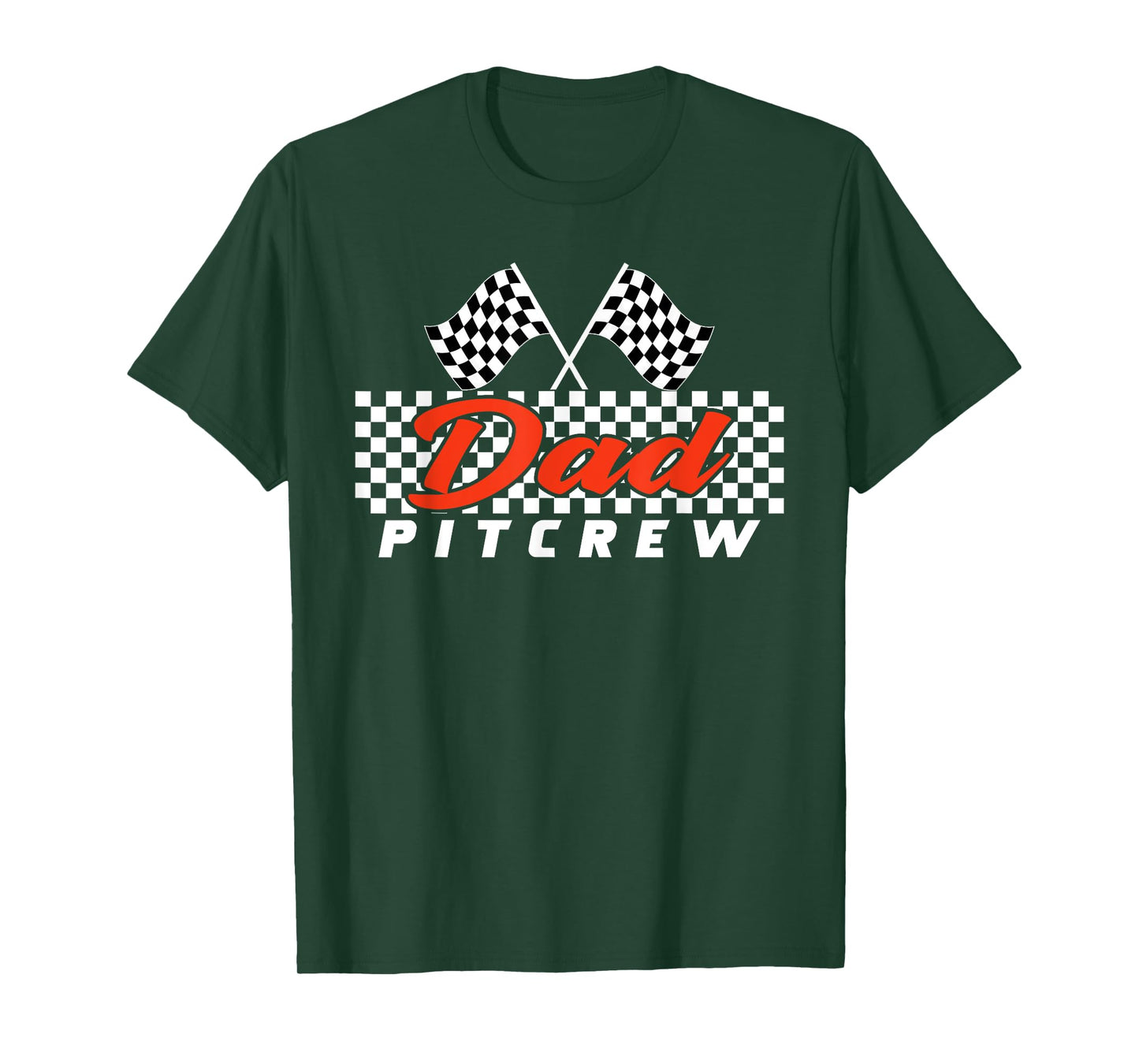 Race Car Birthday Party Racing Family Dad Pit Crew T-Shirt