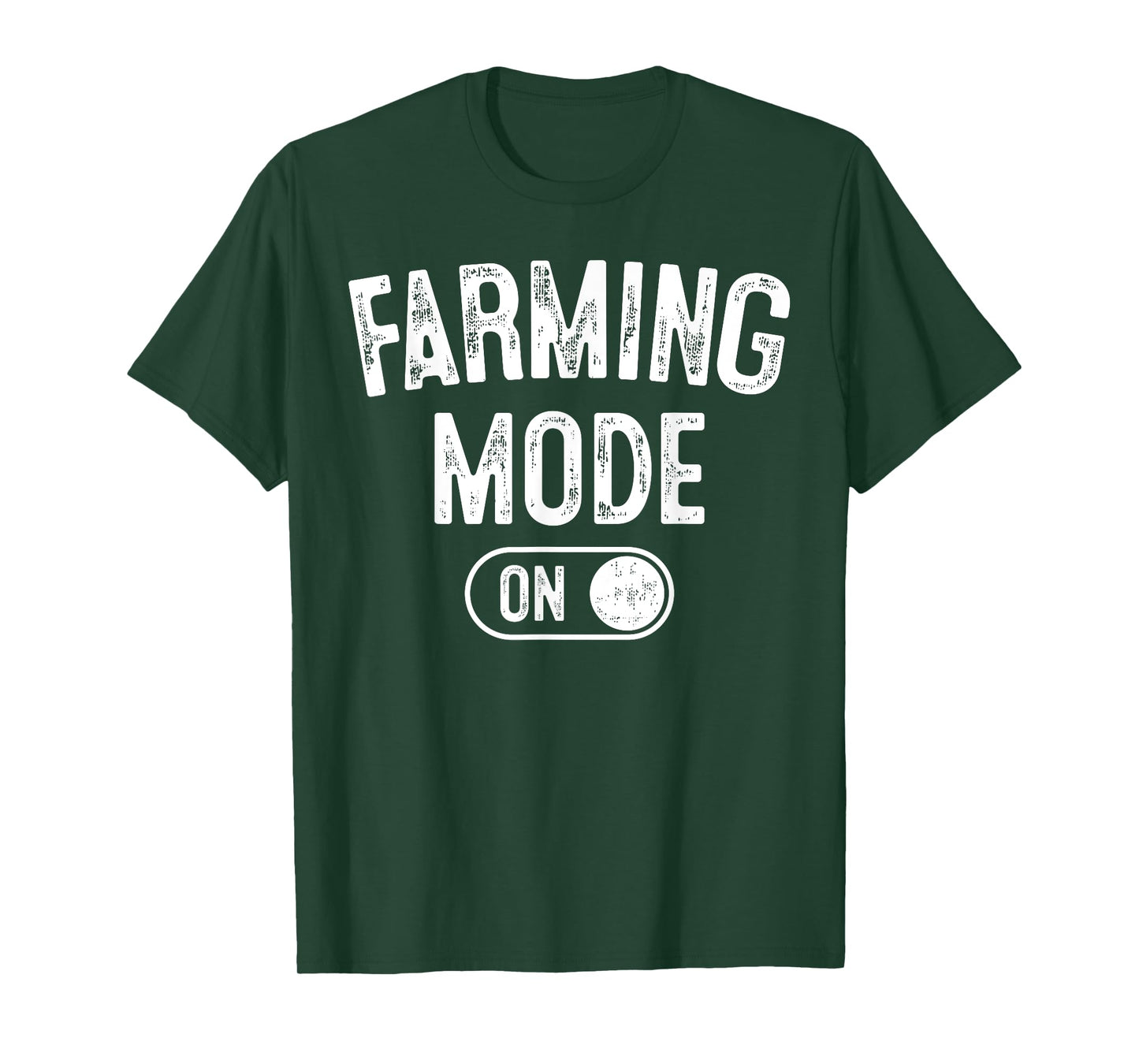 Farming Mode On Funny Farmer Gift Rancher Cowboy Cowgirl T-Shirt