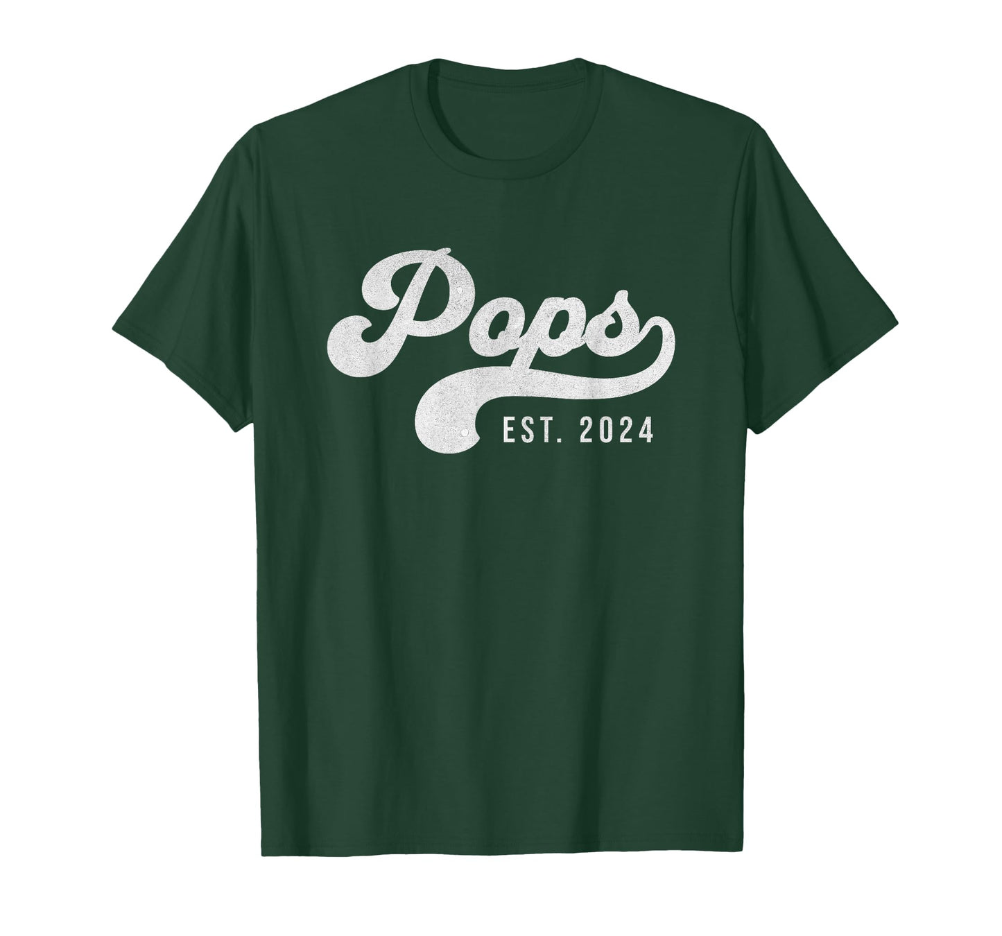 Pops Est 2024 New Pops Promoted To Pops Father's Day T-Shirt