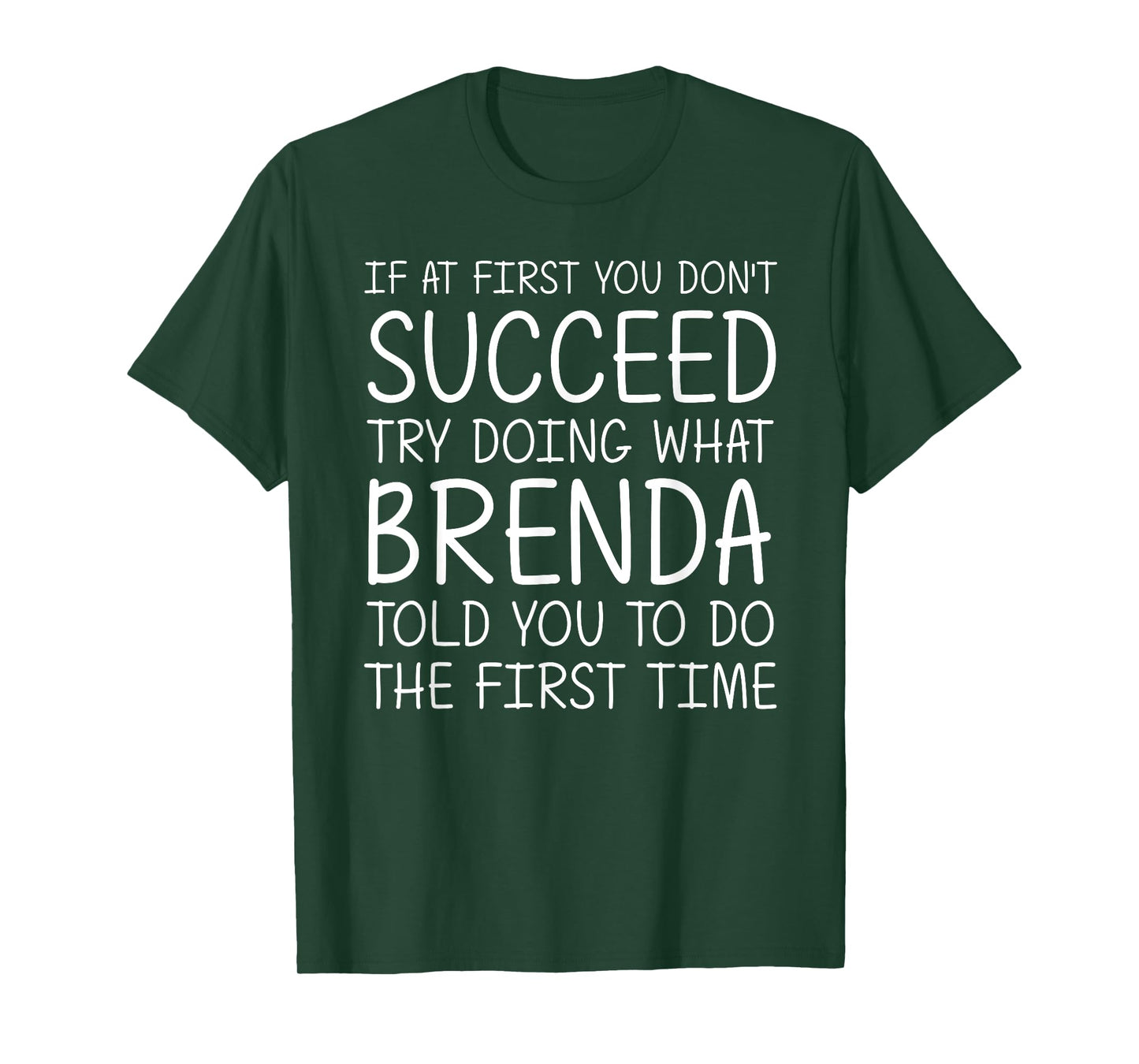 BRENDA Gift Name Personalized Birthday Funny Christmas Joke T-Shirt