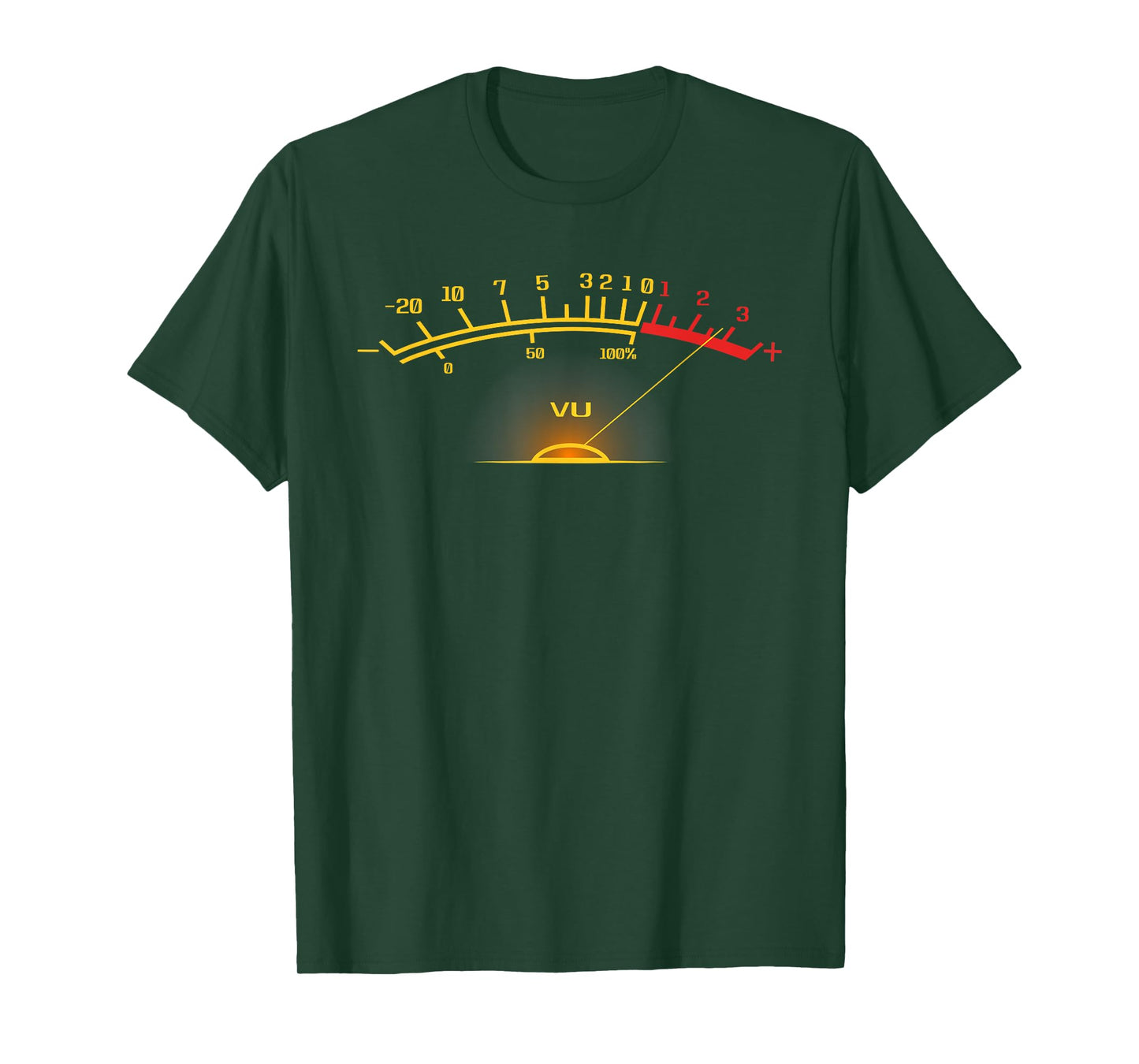 Retro VU Meter Hi-Fi Funny Stereo Sound Audio Engineer T-Shirt