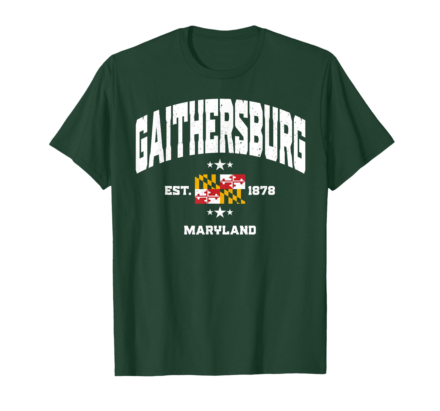 Athletic Gaithersburg Maryland MD Retro Throwback Souvenir T-Shirt