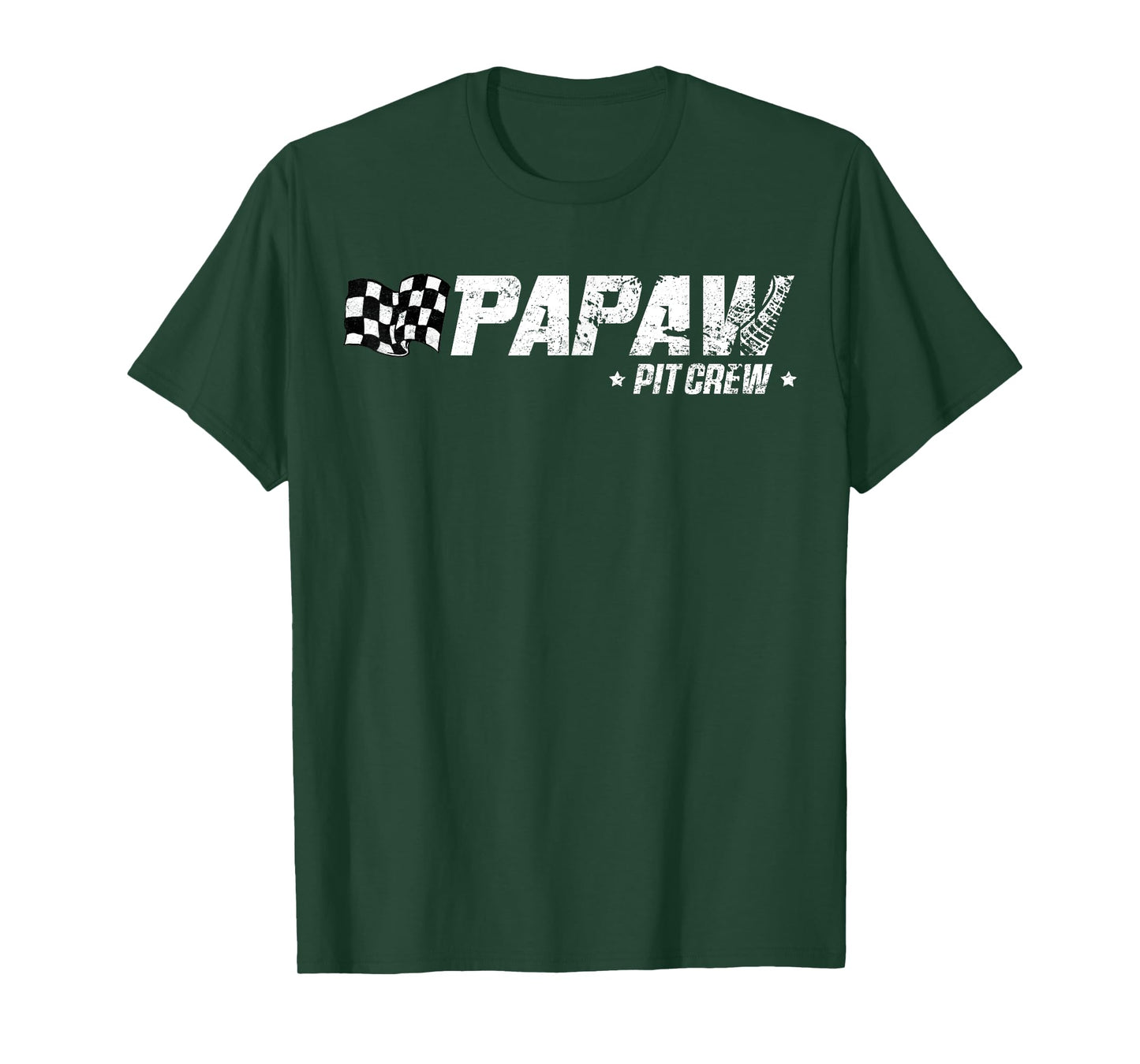Papaw Pit Crew Race Car Birthday Family Racing T-Shirt