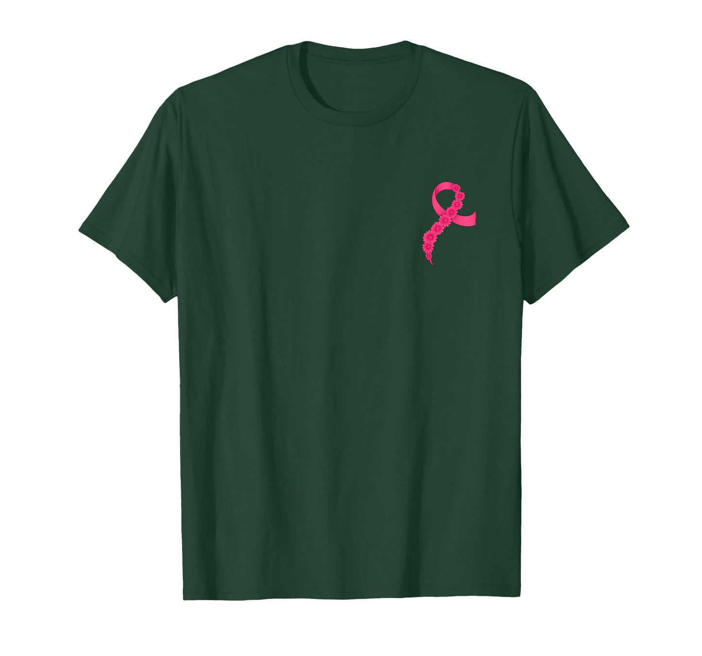 Pink Ribbon Supporter Men Women Breast Cancer Awareness T-Shirt