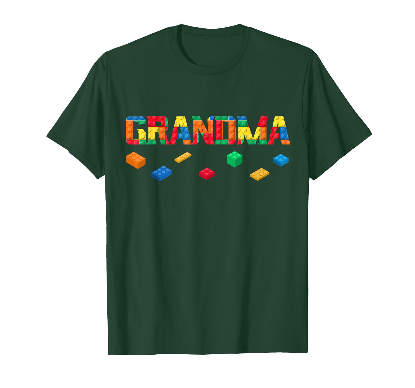 Master Builder Grandma Birthday Boy Building Bricks Blocks T-Shirt