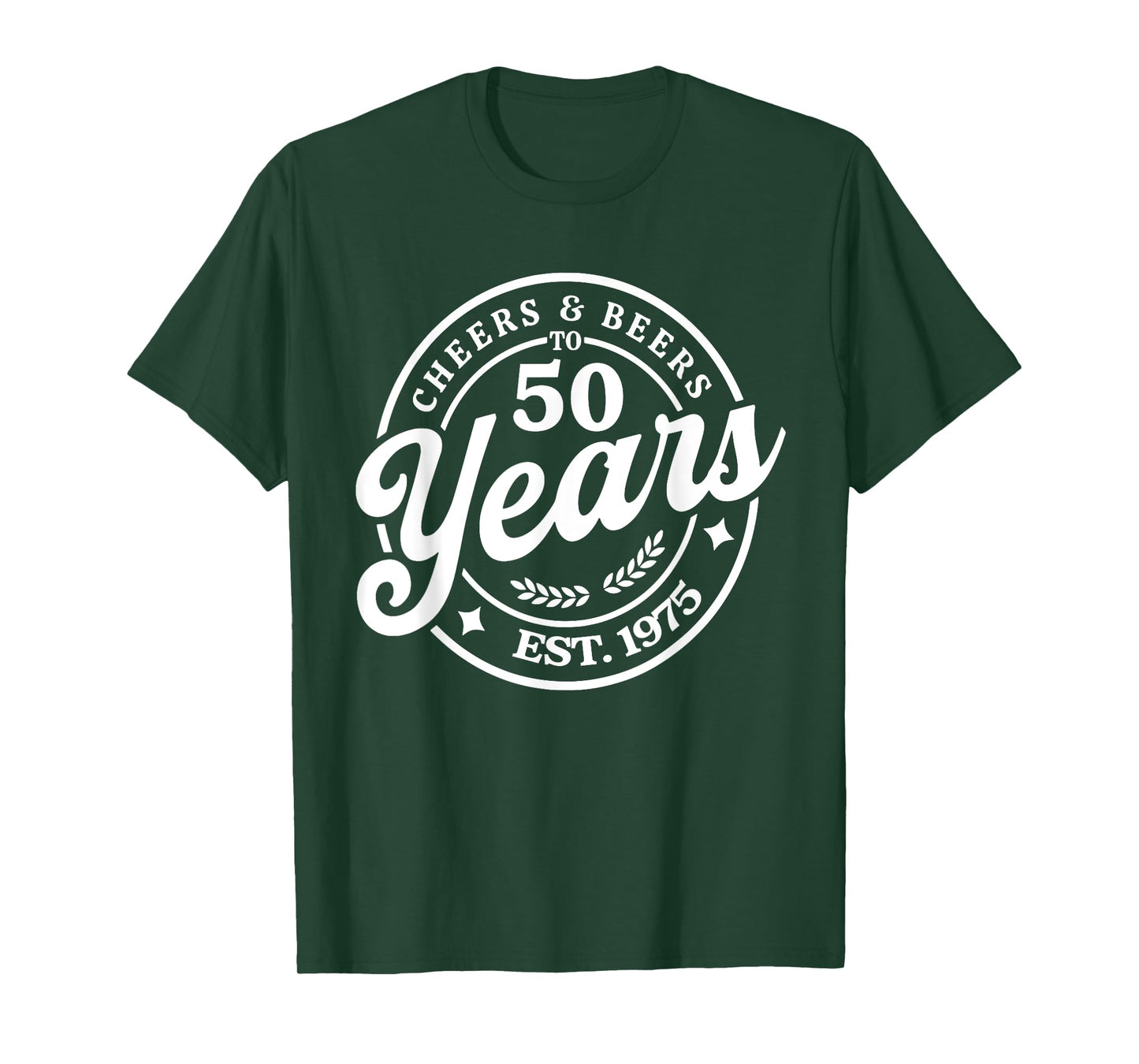 Cheers & Beers to 50 Years, 50 Years Old Gifts, Hello 50 T-Shirt