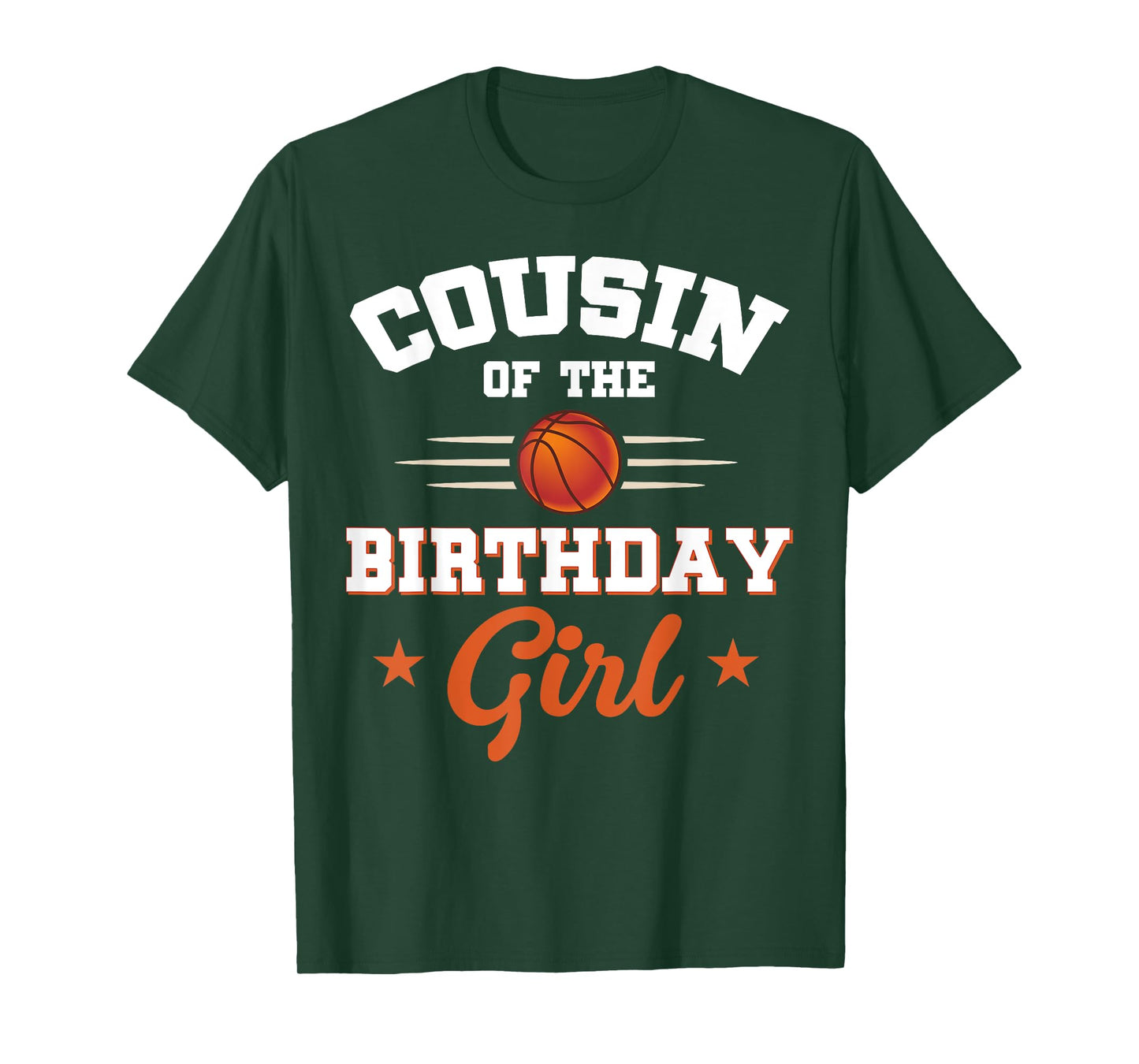 Cousin Of The Birthday Girl Basketball Sport Lovers T-Shirt