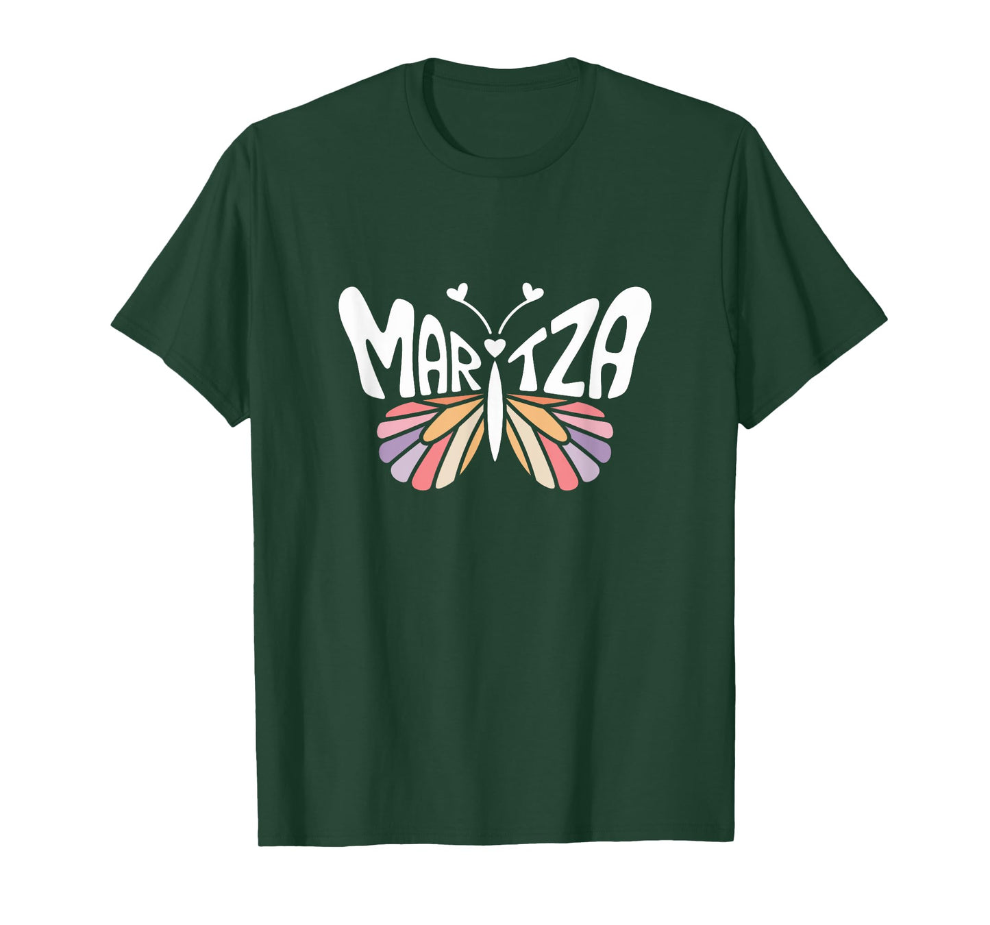 Maritza Butterfly - Personalized Cute Name Word Art T-Shirt