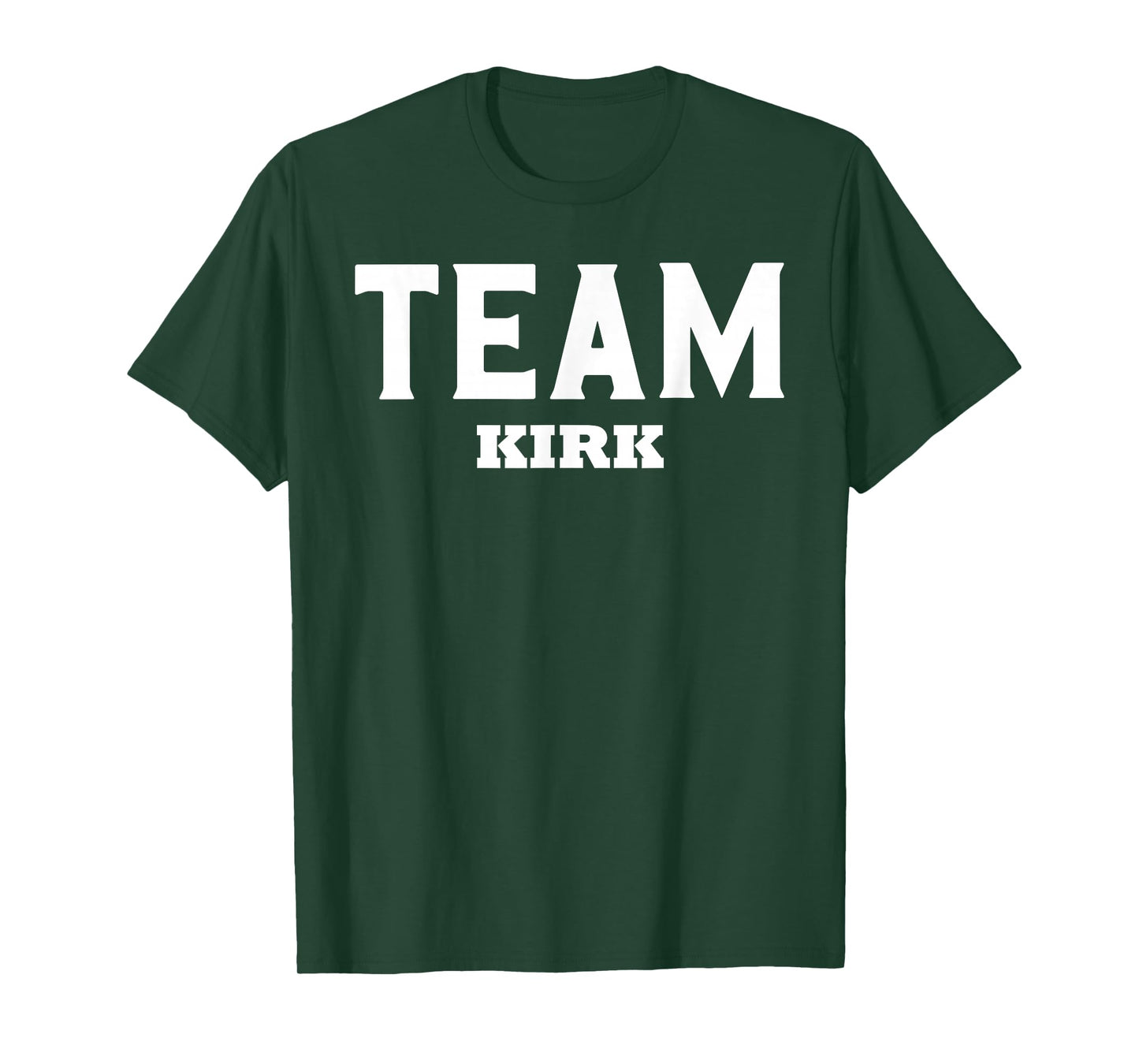 Team KIRK T-Shirt Name Support KIRK T-Shirt