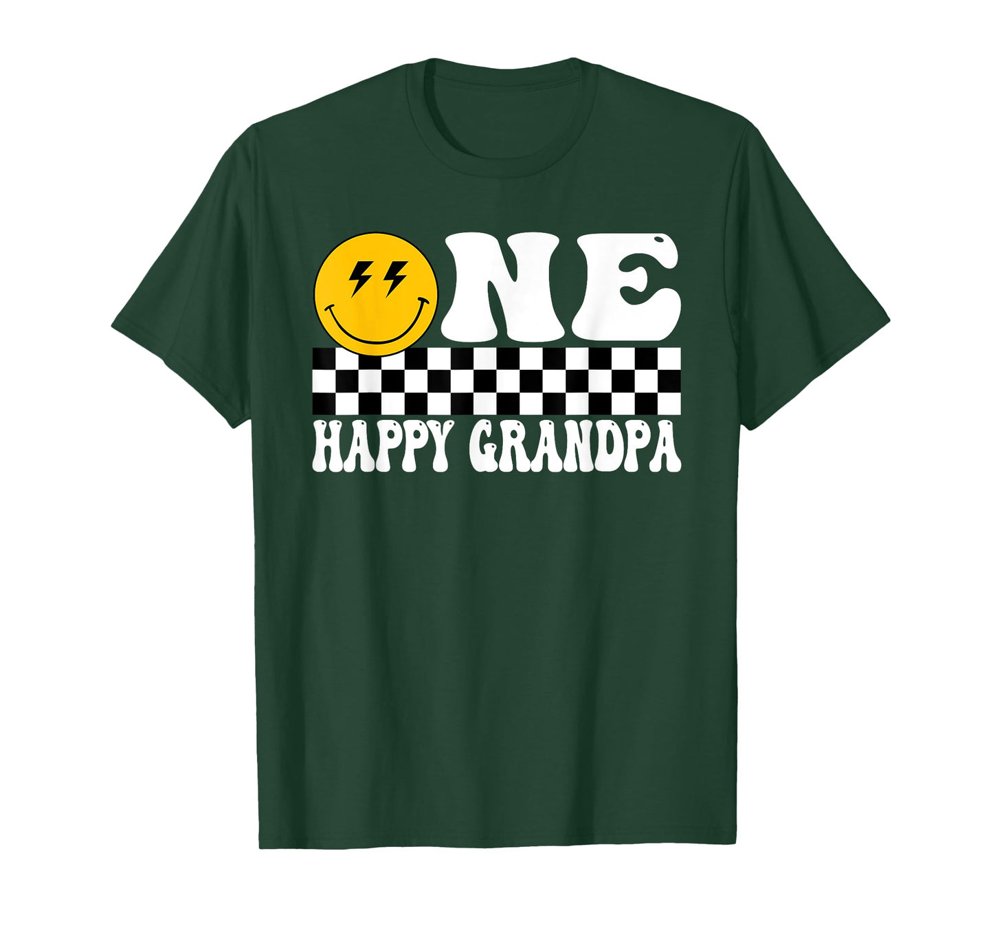 One Happy Dude Grandpa 1st Birthday Family Matching Party T-Shirt