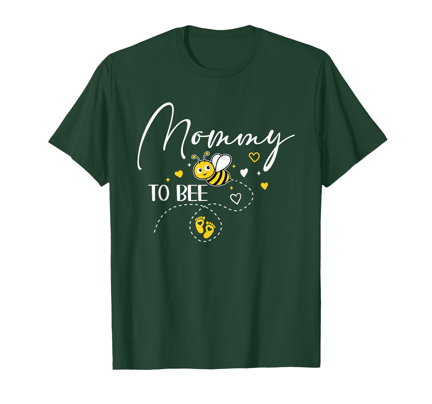 Mommy To Bee Funny Matching Family Pregnancy Announcement T-Shirt
