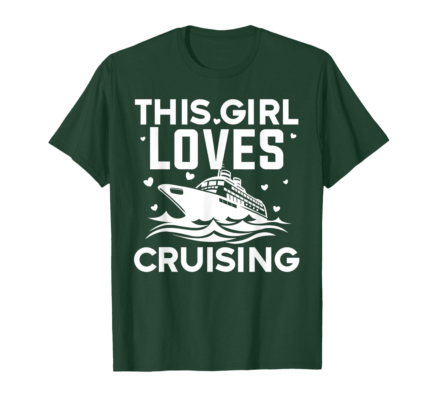 Best Cruising Art Women Girl Cruise Ship Lover Cruise Travel T-Shirt