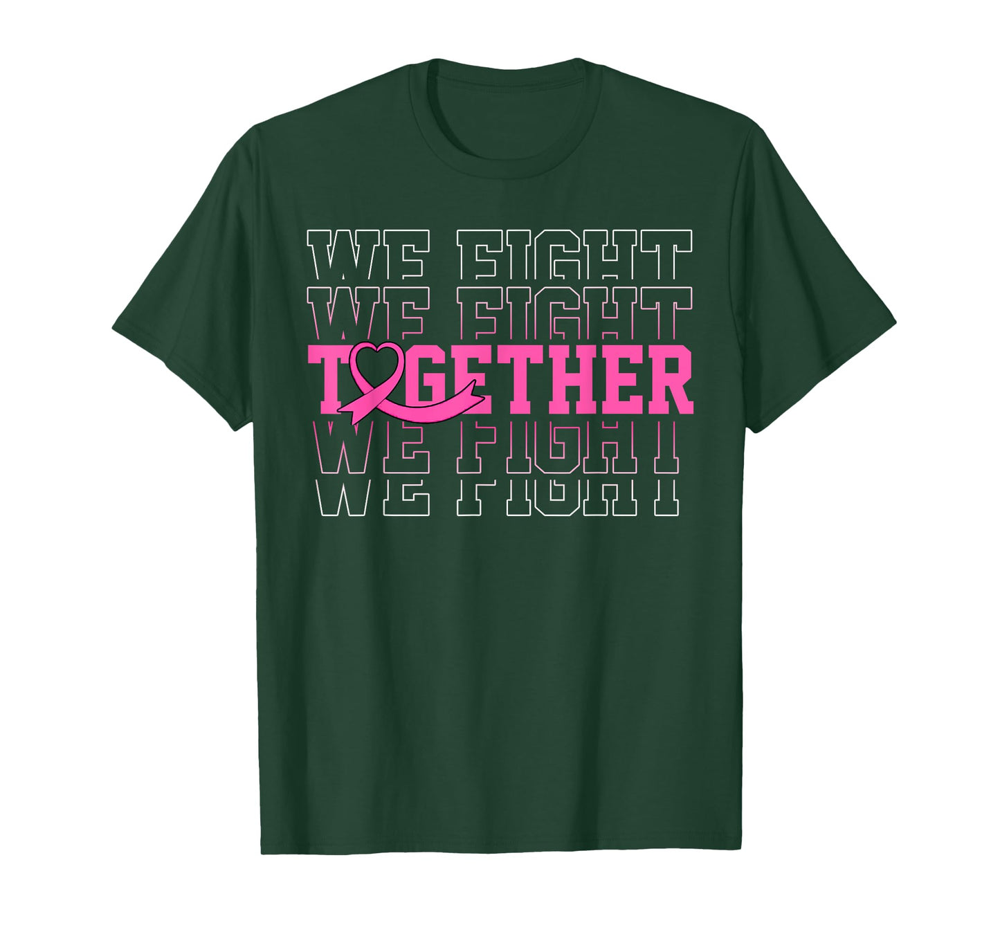 Vintage Retro Pink Ribbon Breast Cancer Awareness T-Shirt