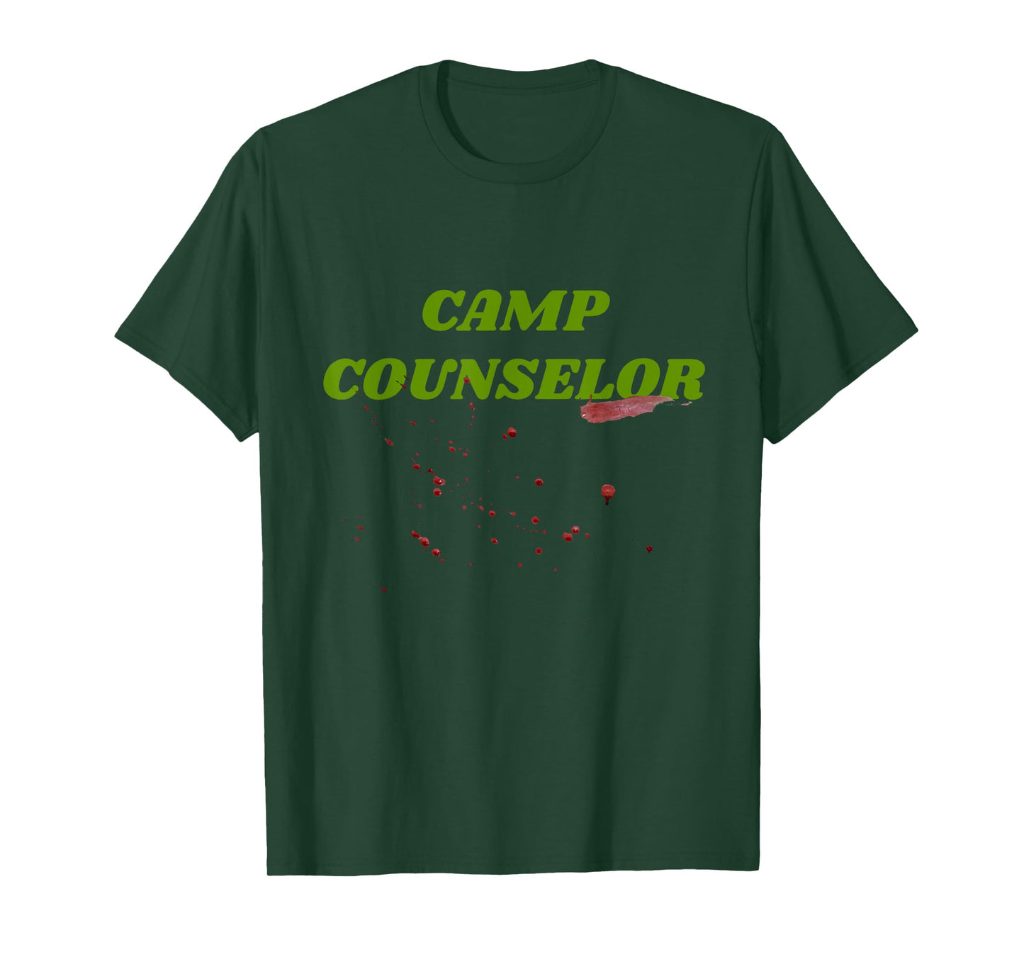 Horror Fan 80s Movie Camp Counselor Blood Halloween Costume T-Shirt