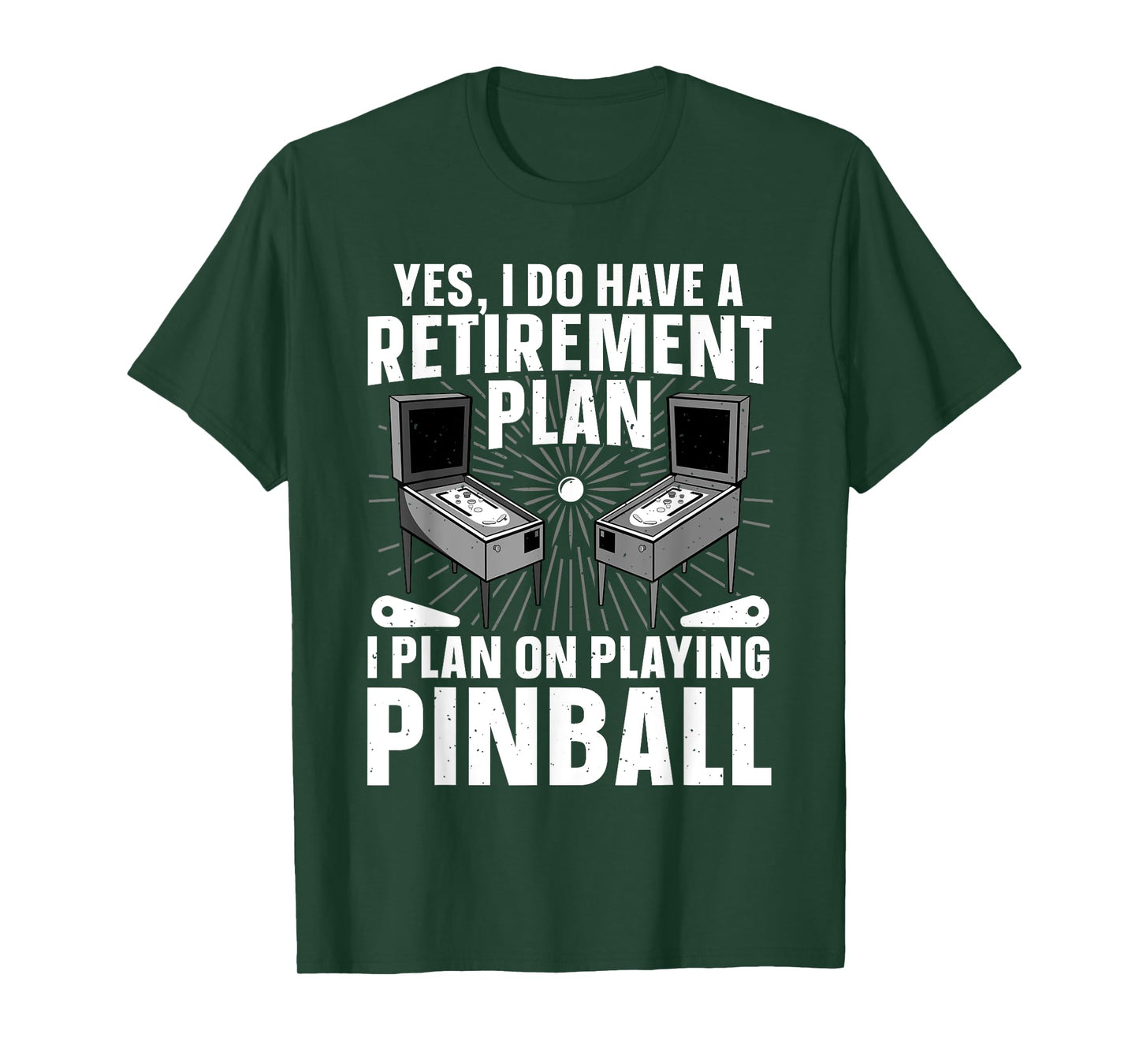 Funny Pinball Art for Men Women Arcade Pinball Machine Lover T-Shirt