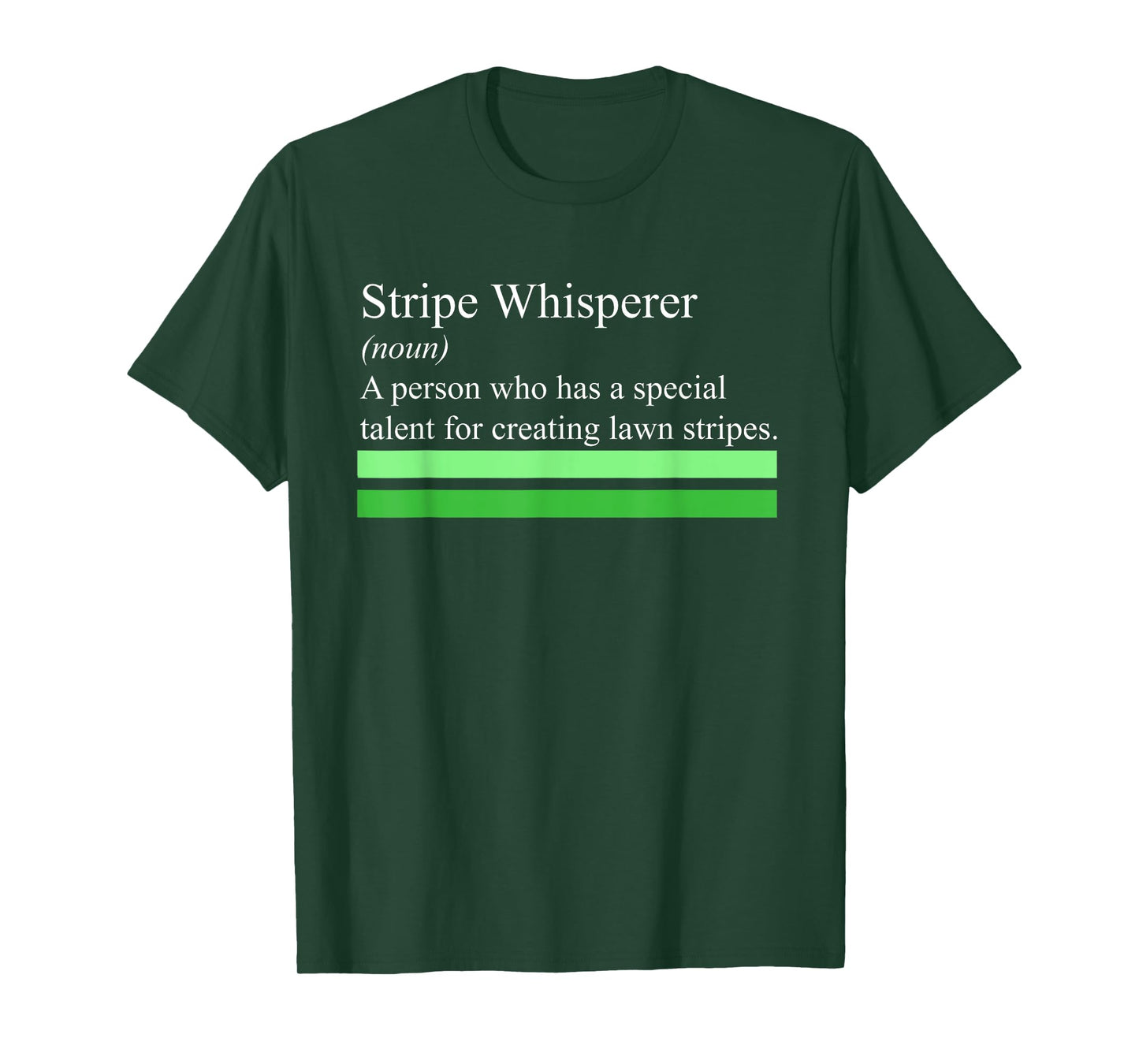 Stripe Whisperer Funny Lawn Mower Stripes Garden Mow Lovers T-Shirt