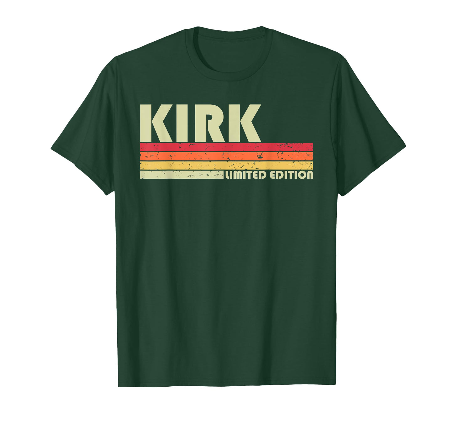 KIRK Surname Funny Retro Vintage 80s 90s Birthday Reunion T-Shirt