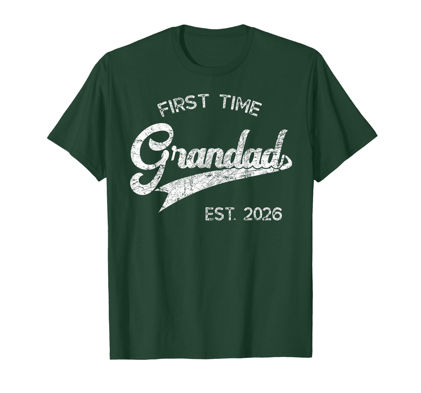 Vintage First Time Grandad est. 2026 Soon To be Grandad 2026 T-Shirt