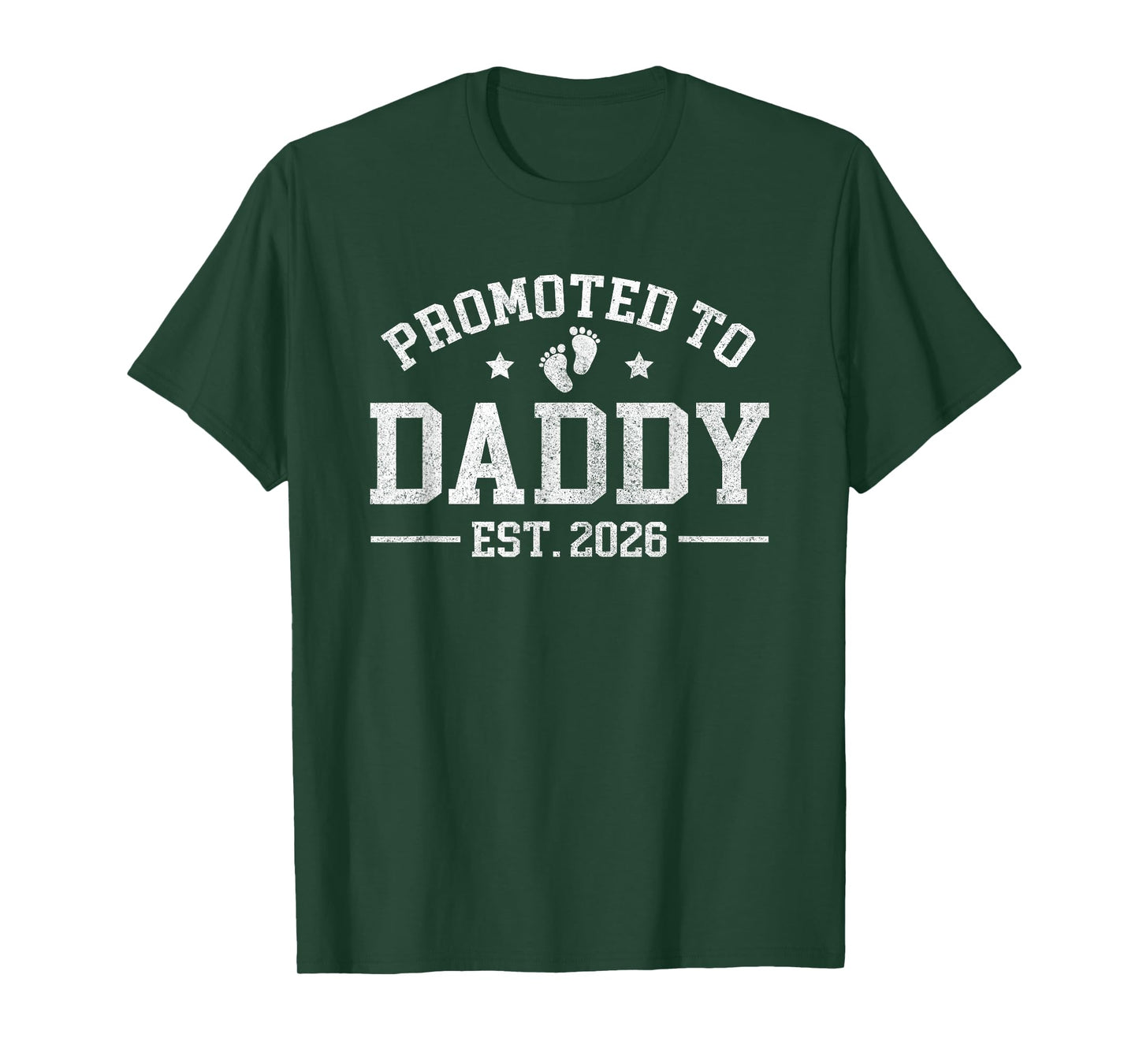 Promoted to Daddy est. 2026 Baby Announcement for New Dad T-Shirt