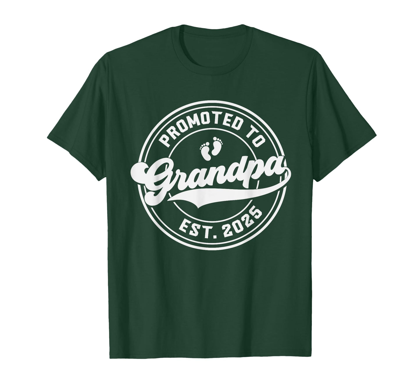 Promoted To Grandpa 2025 Baby Grandpa To Be A Grandpa T-Shirt