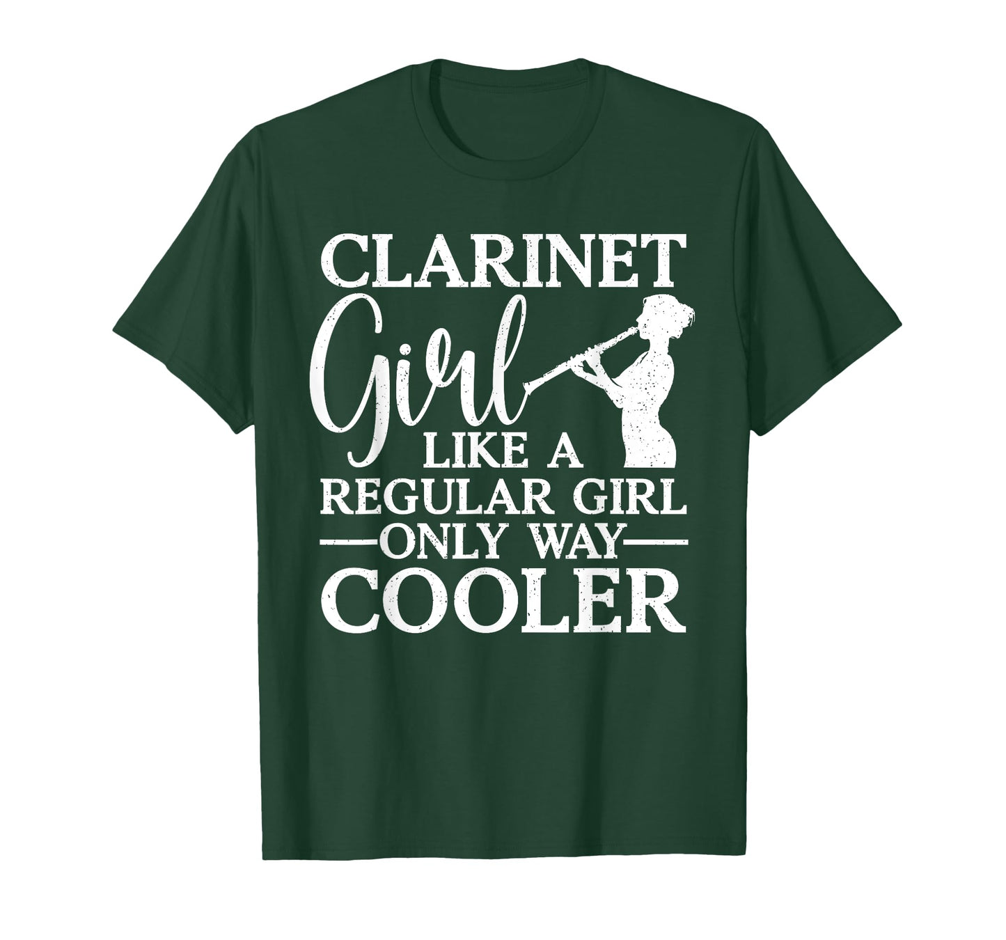 Funny Clarinet Art For Women Teen Girls Music Clarinet Lover T-Shirt