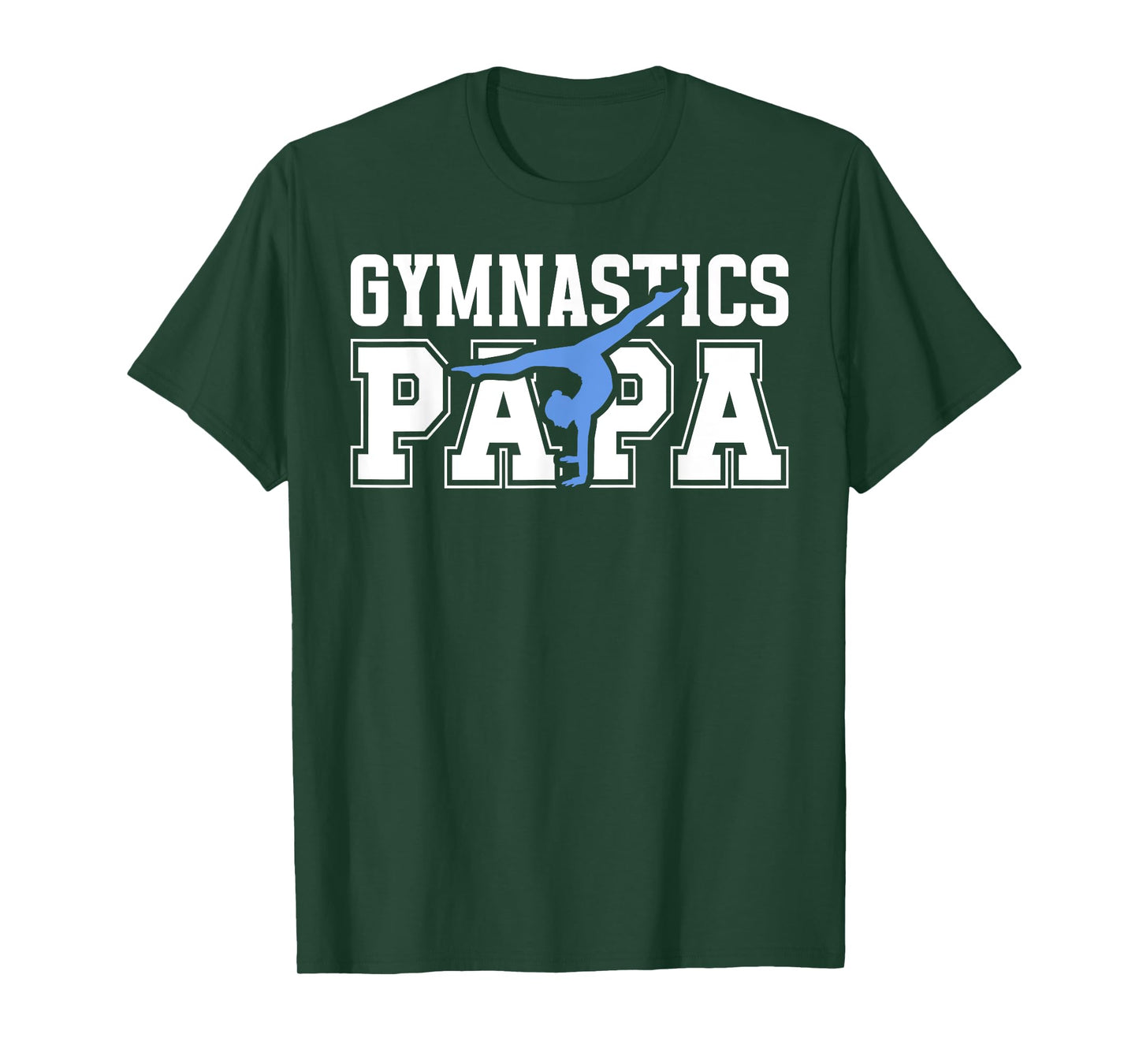 Gymnastics Papa Grandpa Papa Of A Gymnast Papa T-Shirt