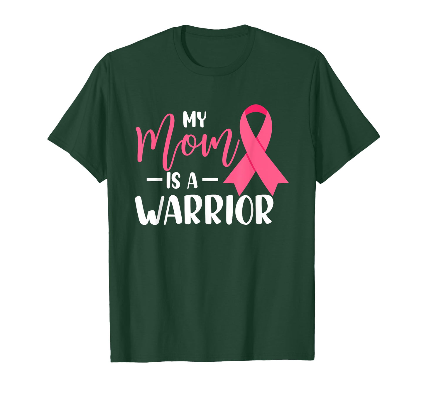 My Mom Is A Warrior Breast Cancer Awareness T-Shirt