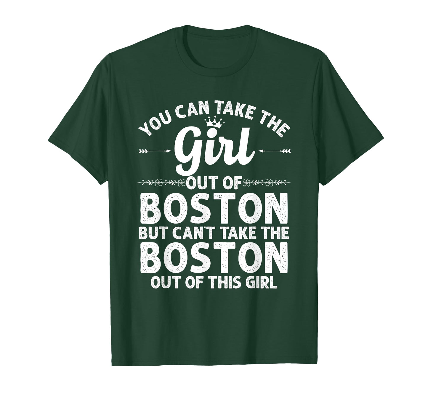 Girl Out Of BOSTON MA MASSACHUSETTS Gift Funny Home Root USA T-Shirt