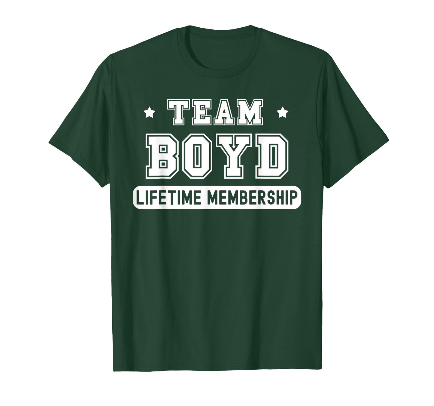 Team Boyd Lifetime Membership Funny Family Last Name T-Shirt