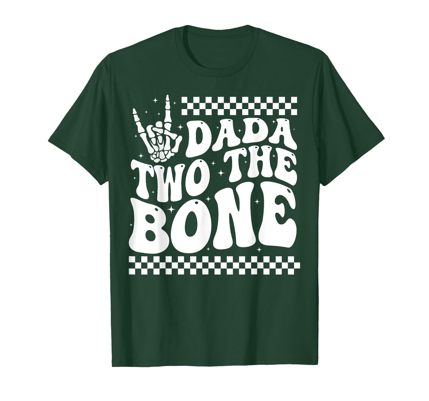 Funny 2nd Birthday Boy Dada Of The Bad Two The Bone Family T-Shirt