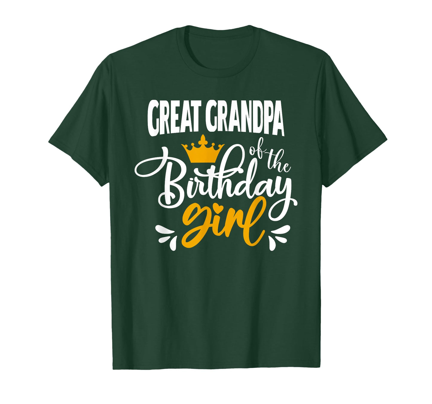 Great Grandpa of The Birthday For Girl Party Birthday For T-Shirt